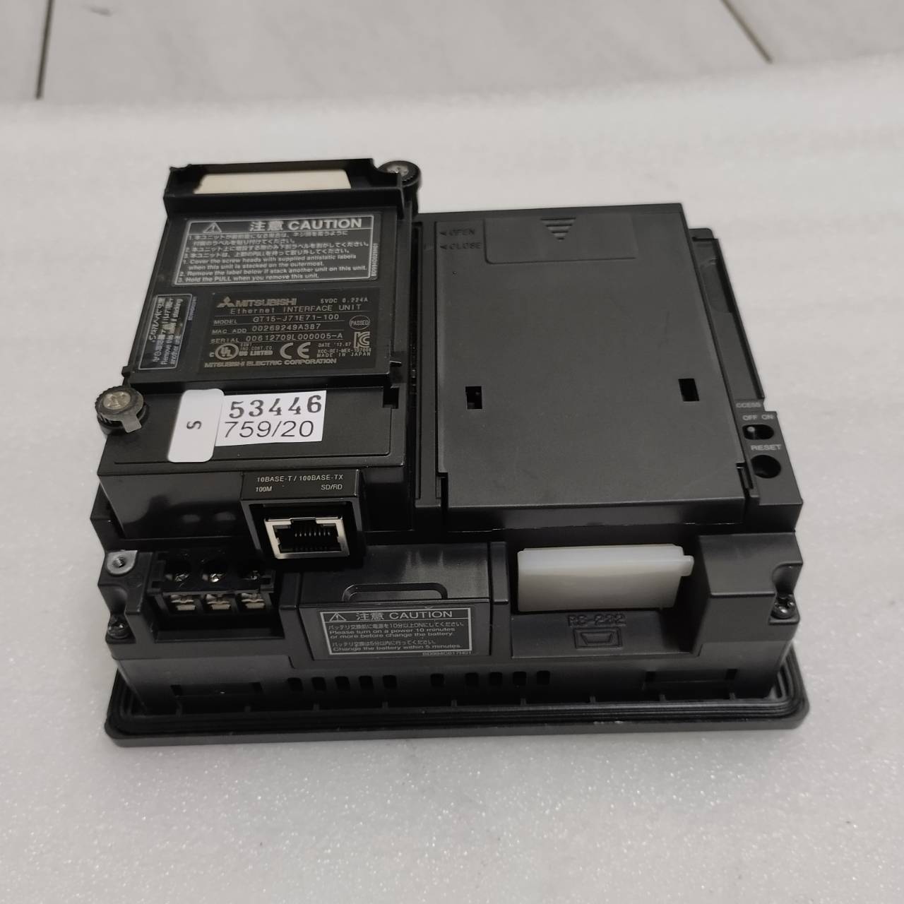 GT1555-VTBD HMI " MITSUBISHI "