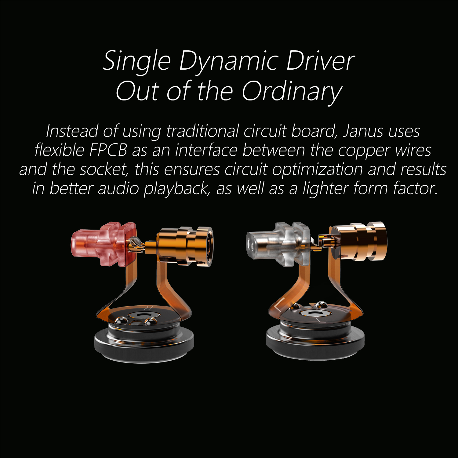 ขาย DD JANUS E2020A หูฟัง 1 ไดรเวอร์ Dynamic อินเตอร์เฟส FPCB