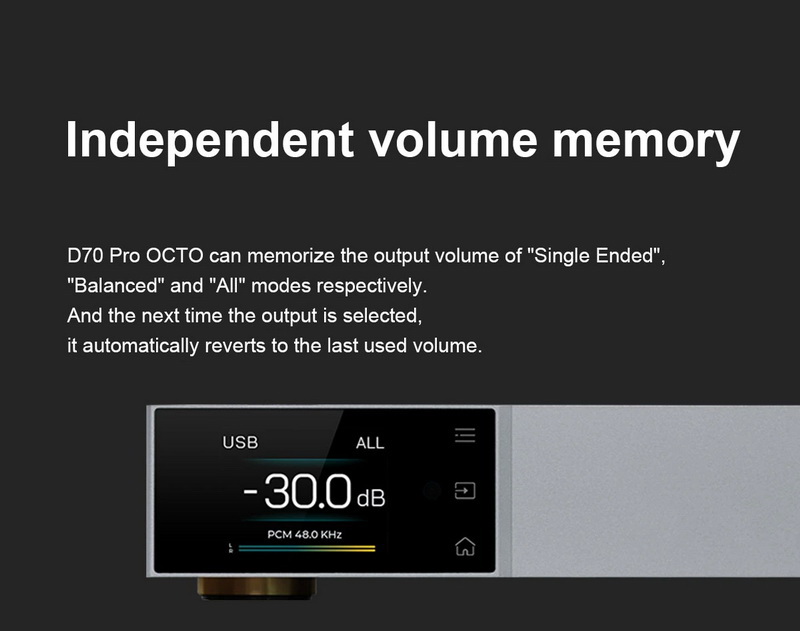 Topping D70 Pro OCTO DAC ตั้งโต๊ะชิป Cirrus Logic CS43198 x8 รองรับ Dual Hi-Res ประกันศูนย์ไทย