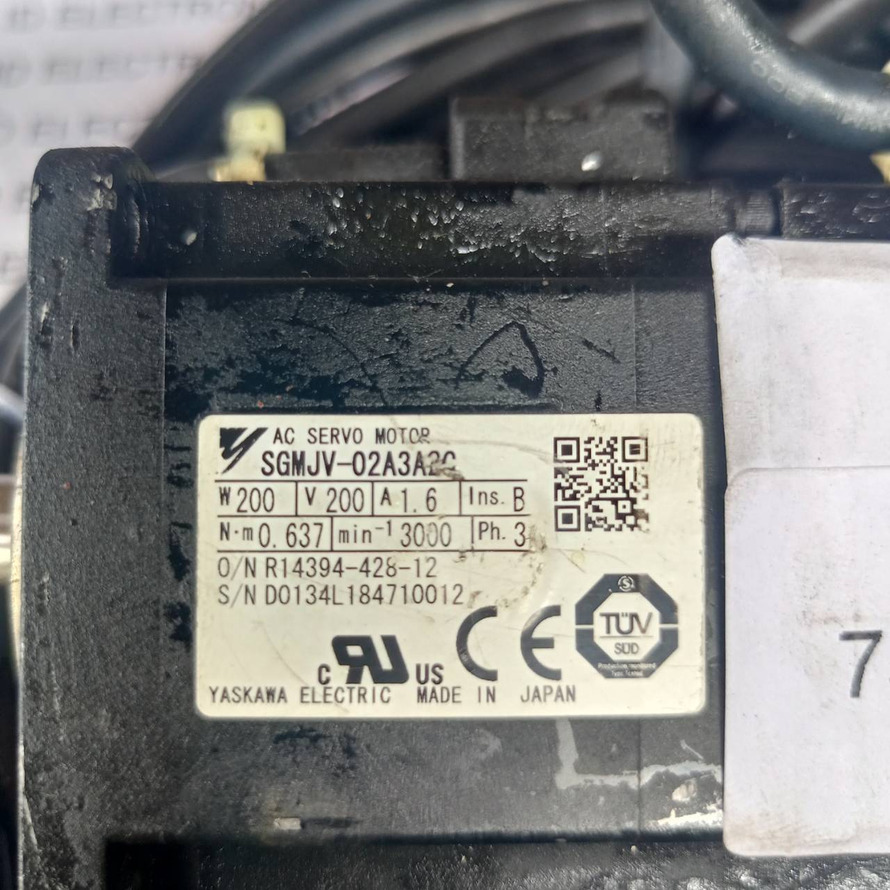 SGMJV-02A3A2C SERVO MOTOR " YASKAWA "