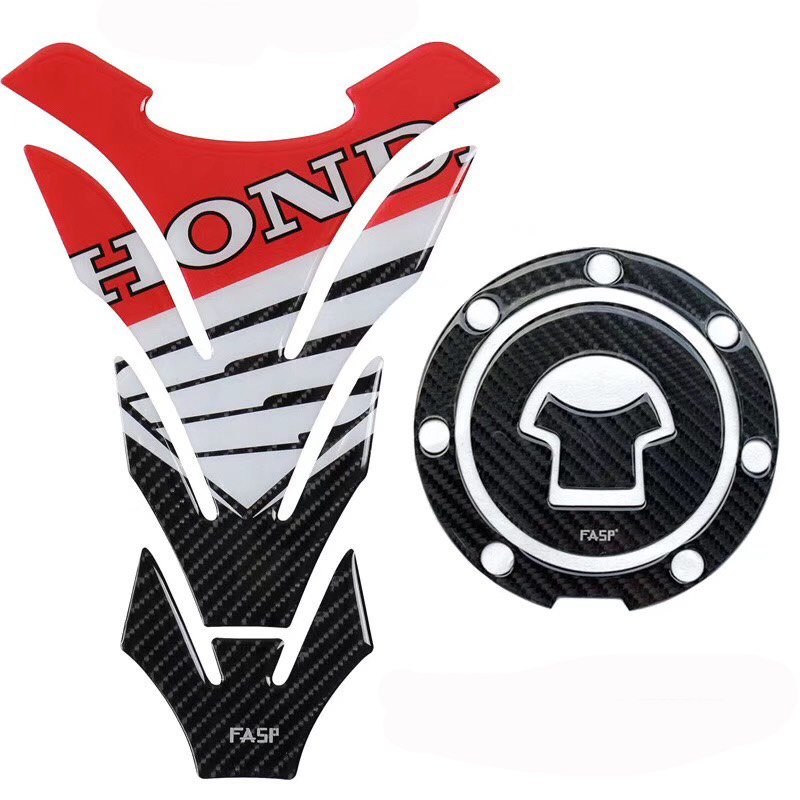 ชุดสติ๊กเกอร์ติดถังน้ำมัน CBR 600RR 1000RR 250RR เคฟล่า