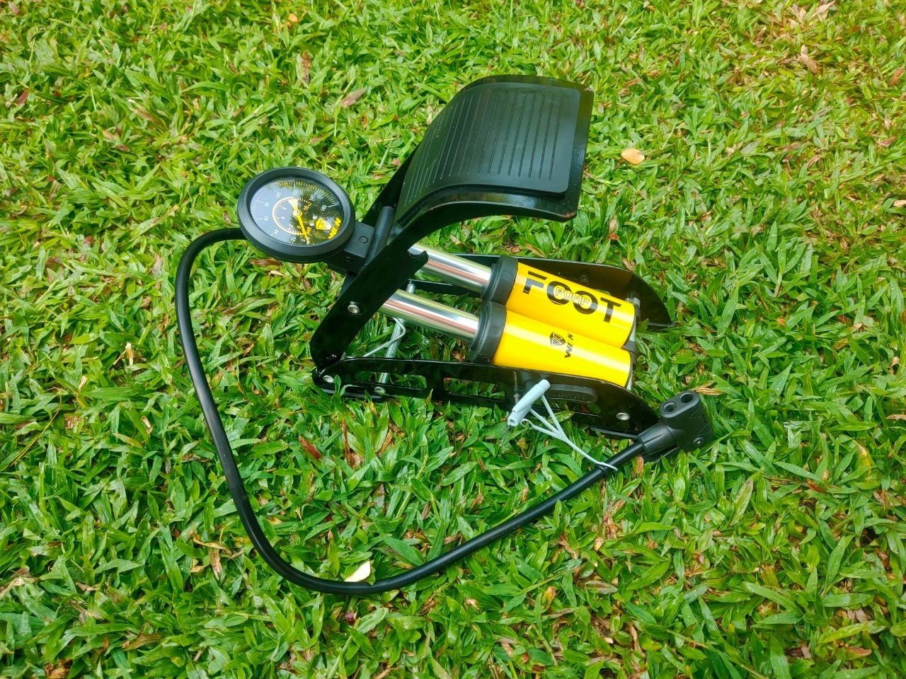 สูบเท้าเหยียบ Winn Foot Pump ปั๊มลมคู่