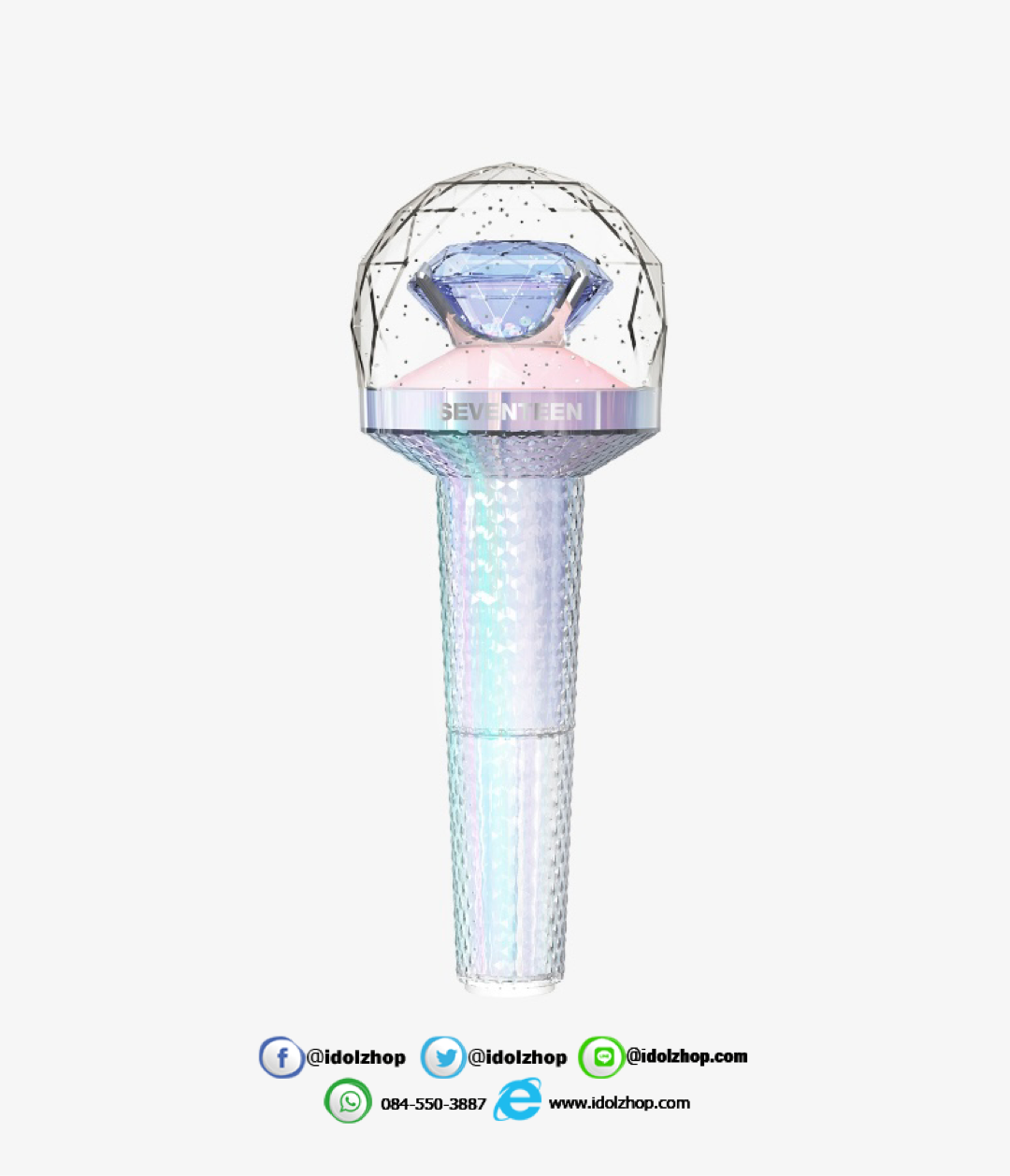 แท่งไฟ #กะรัตบง #SEVENTEEN CARAT BONG VER.2 (ของแท้ 100%)