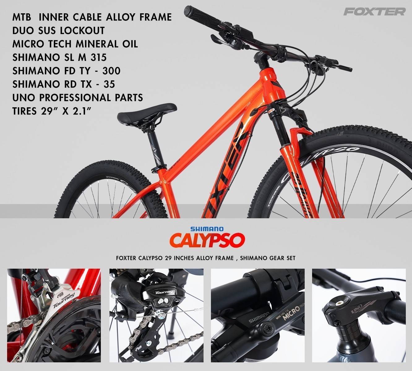 จักรยานเสือภูเขา Coyote Calypso เฟรมอลู 24 สปีด ล้อ 27.5 ปี 2023