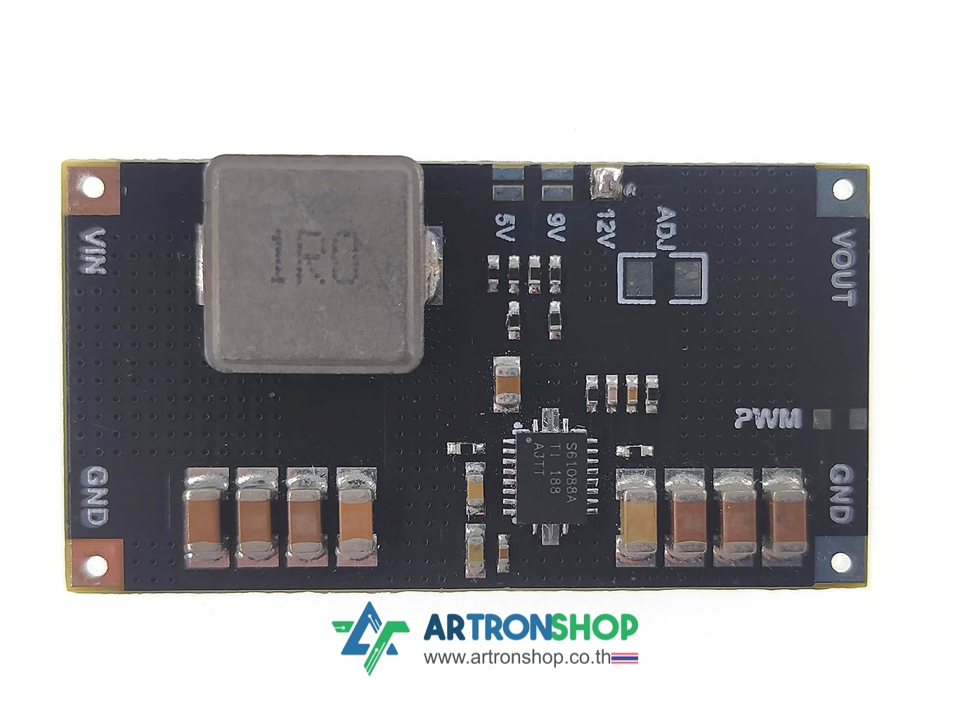 TPS61088 12V Step-Up โมดูลเพิ่มแรงดัน 12V 10A