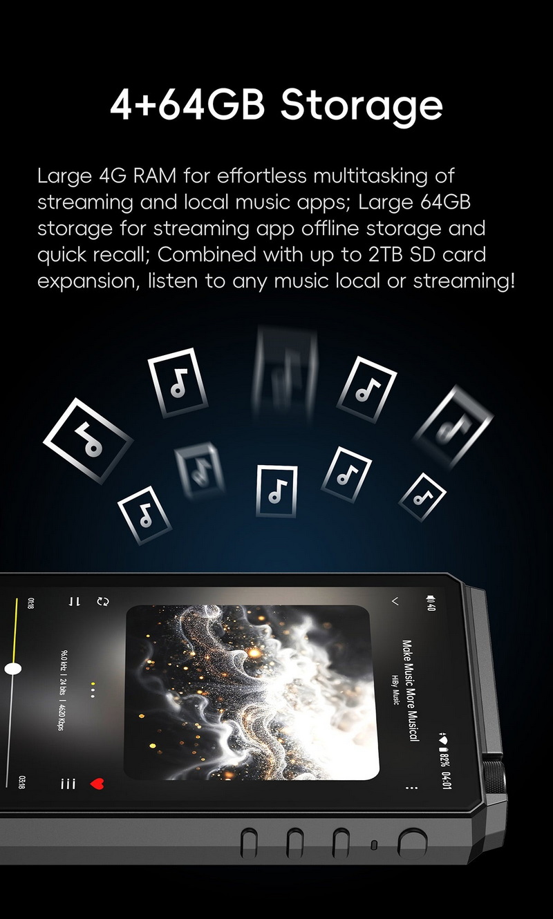 HiBy R6III 2025 DAP พกพาชิป CS43198 x4 สลับคลาสแอมป์ได้ รองรับ MQA ประกันศูนย์ไทย