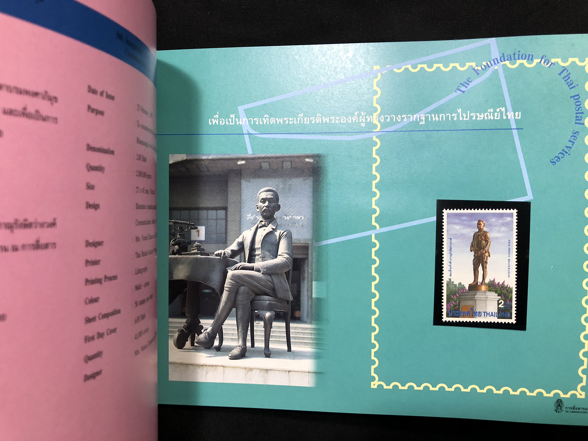 สมุดตราไปรษณียากรไทย ประจำปี 2540