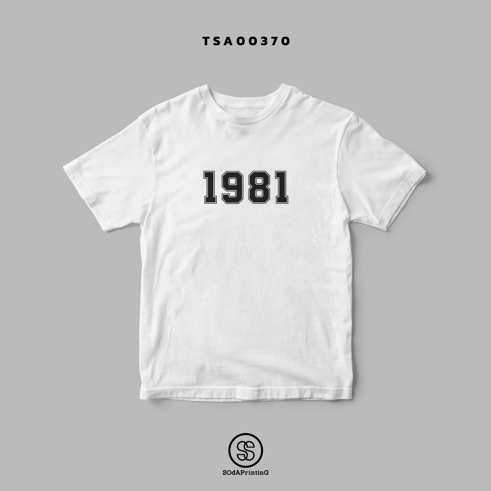 เสื้อยืด พิมพ์ลาย 1980-1984 รหัส TSA00367-TSA00376 #เสื้อ #เสื้อยืด #SOdAPrintinG