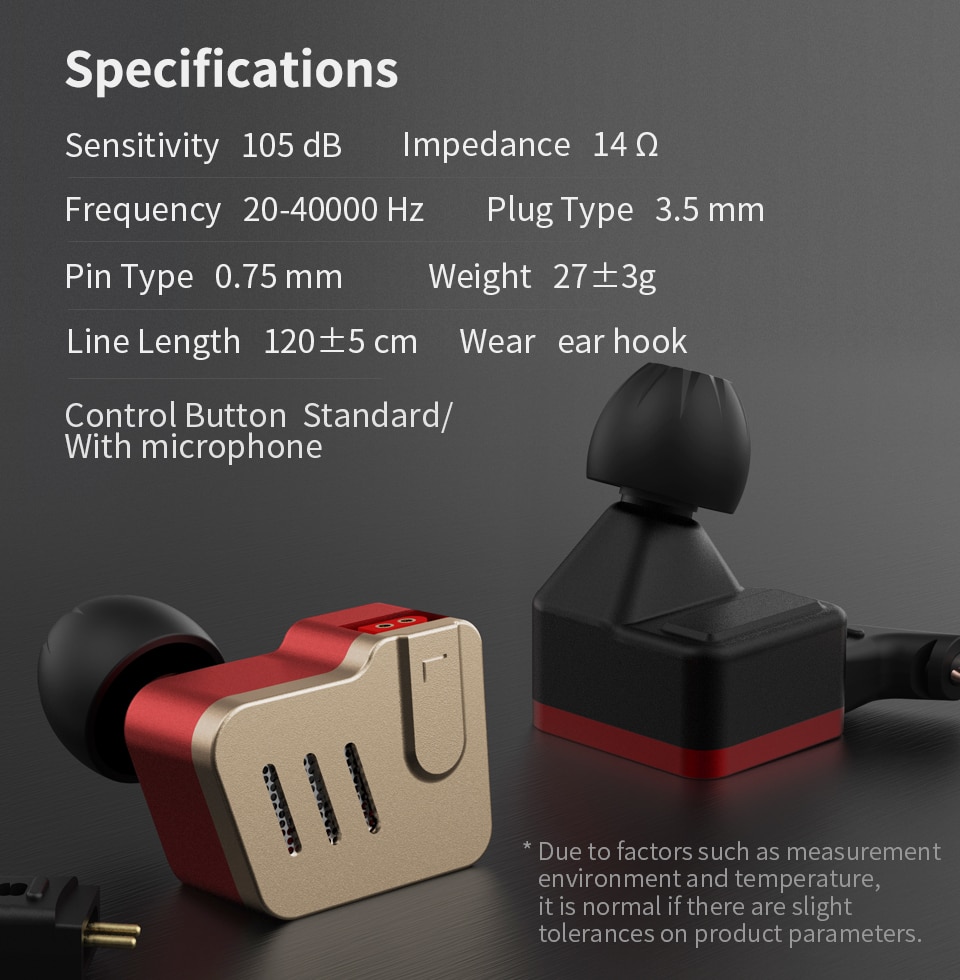 ขาย KZ BA10 หูฟัง 5 ไดร์เวอร์ Pure Balanced (5BA) ถอดสายได้