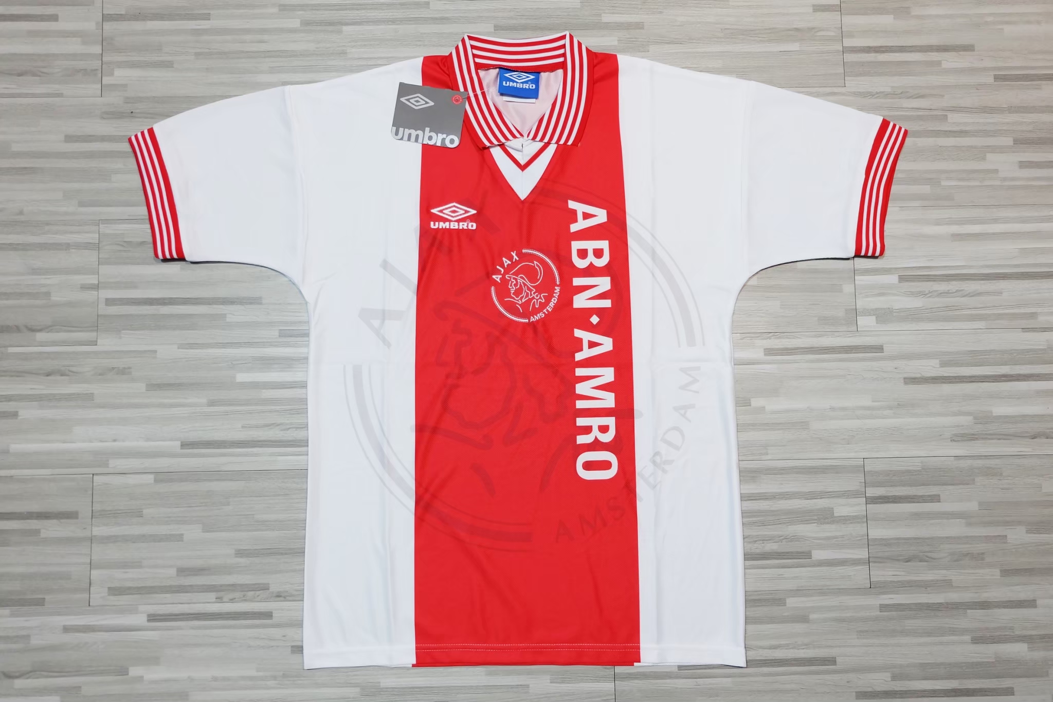 Ajax Amsterdam 2000/01 Home Vintage Jersey เสื้อฟุตบอลอาแจกซ์ อัมสเตอร์ดัม ABN AMRO