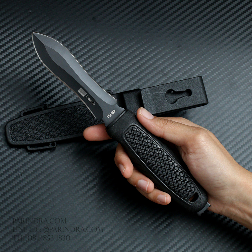มีดใบตาย Columbia Tactical 1558A ใบมีดสองคม