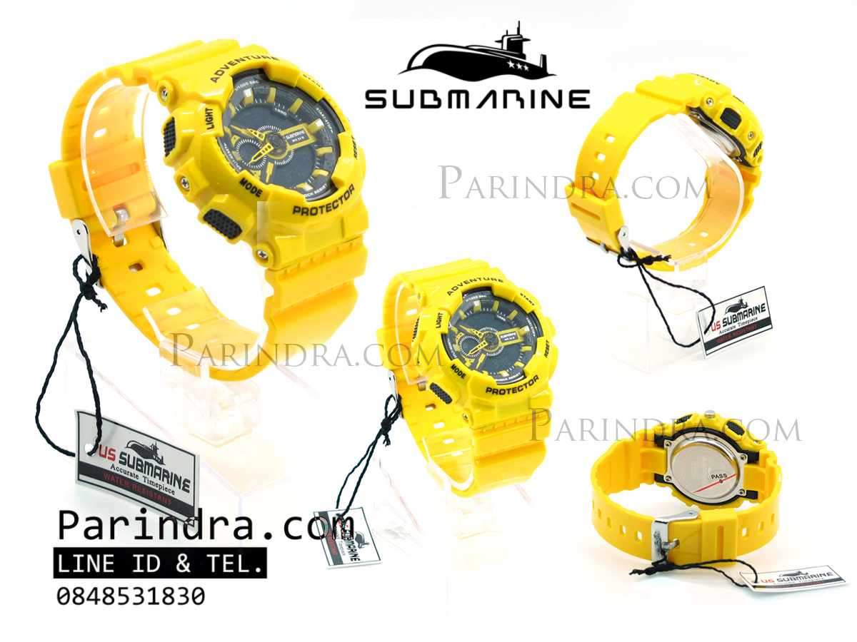 นาฬิกา US submarine Adventure Protector รุ่น TP3163L สีเหลืองสดใส