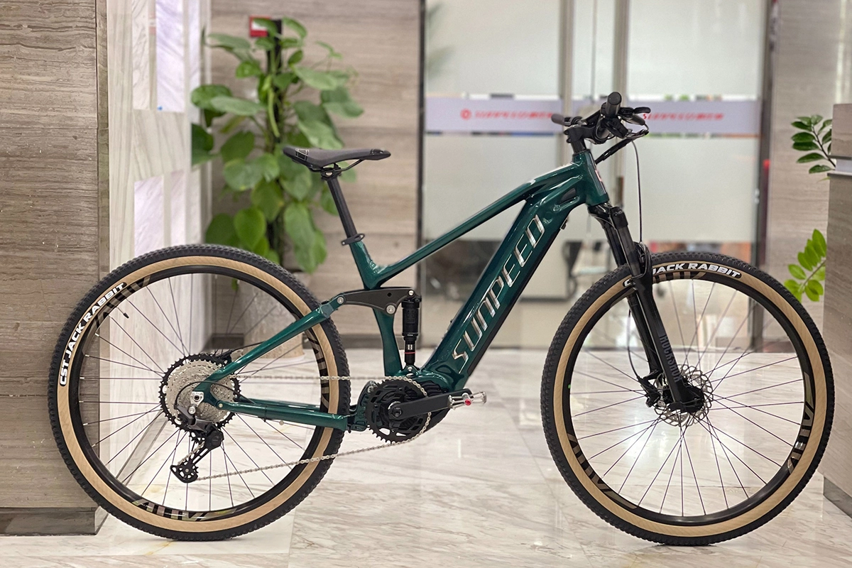 จักรยานไฟฟ้า SUNPEED ENERGY 2.0 MTB, Pedal Assist Cycles E-bike, 12 Speed 48v Lithium Battery 500w 2024