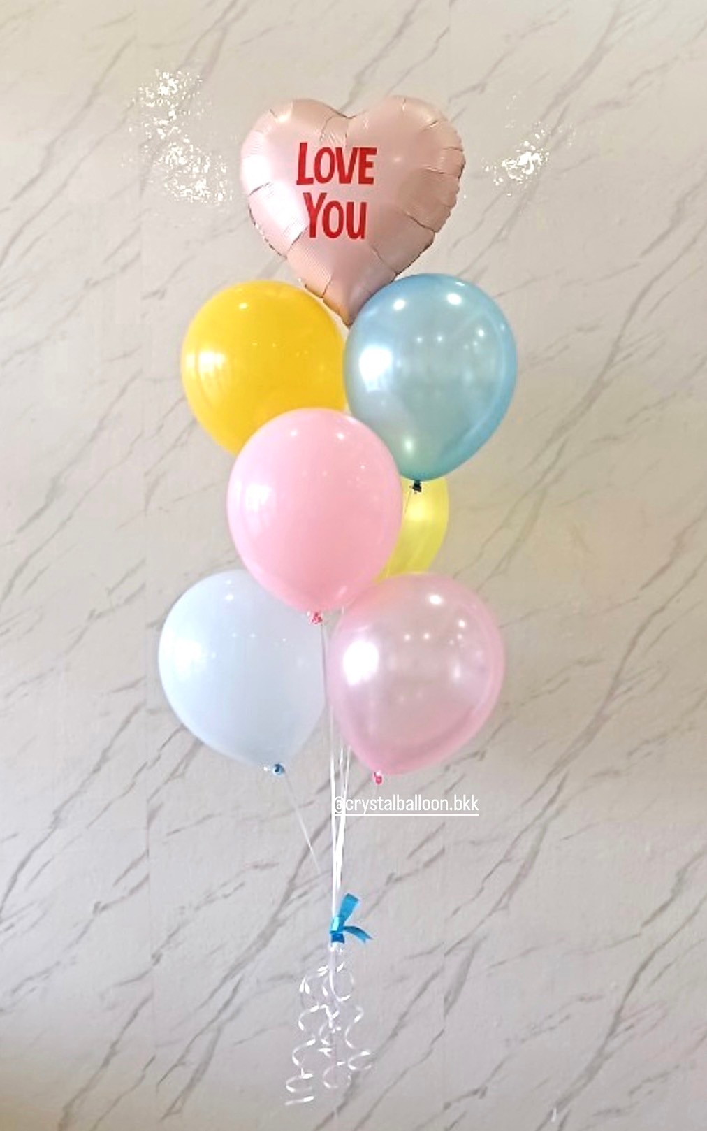 ลูกโป่ง วันเกิด ช่อลูกโป่งฟอยล์หัวใจ ขนาด 18" ช่อ 7 ลูก 1 ช่อ พร้อมตกแต่ง สามารถเปลี่ยนสีลูกโป่ง/เปลี่ยนสี-ฟอยล์ตกแต่งได้