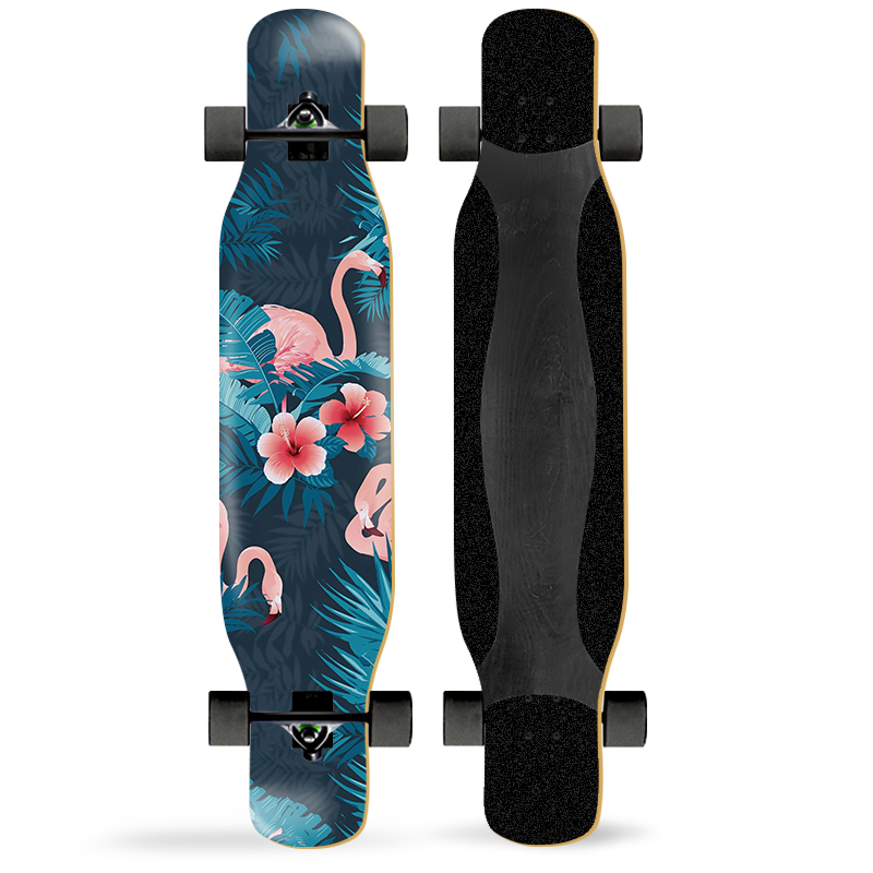 ARDEA AR957 Longboard ลองบอร์ด วัสดุไม้ Maple 8 ชั้น (Truck สีดำ)
