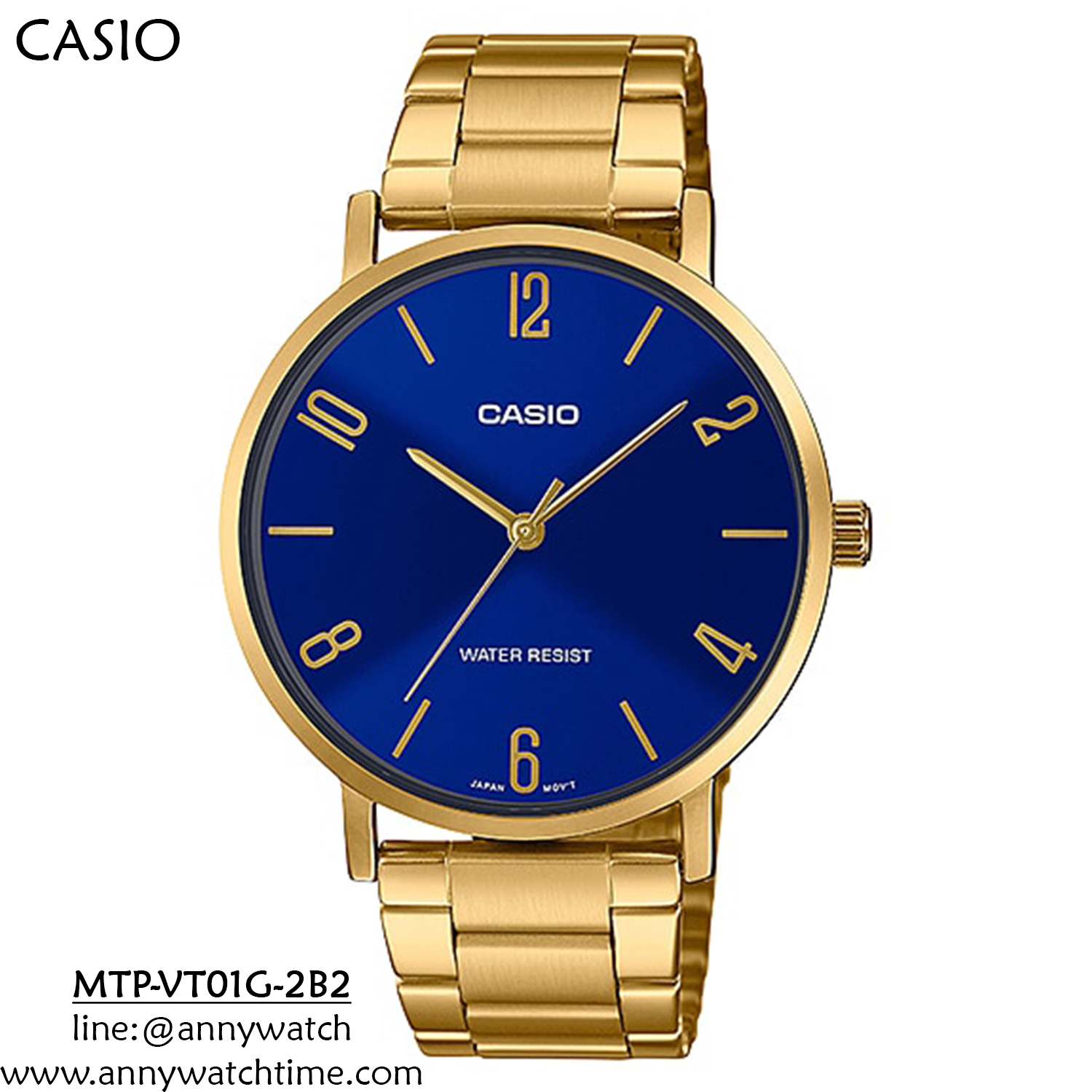 CASIO MTP-VT01G-2B2