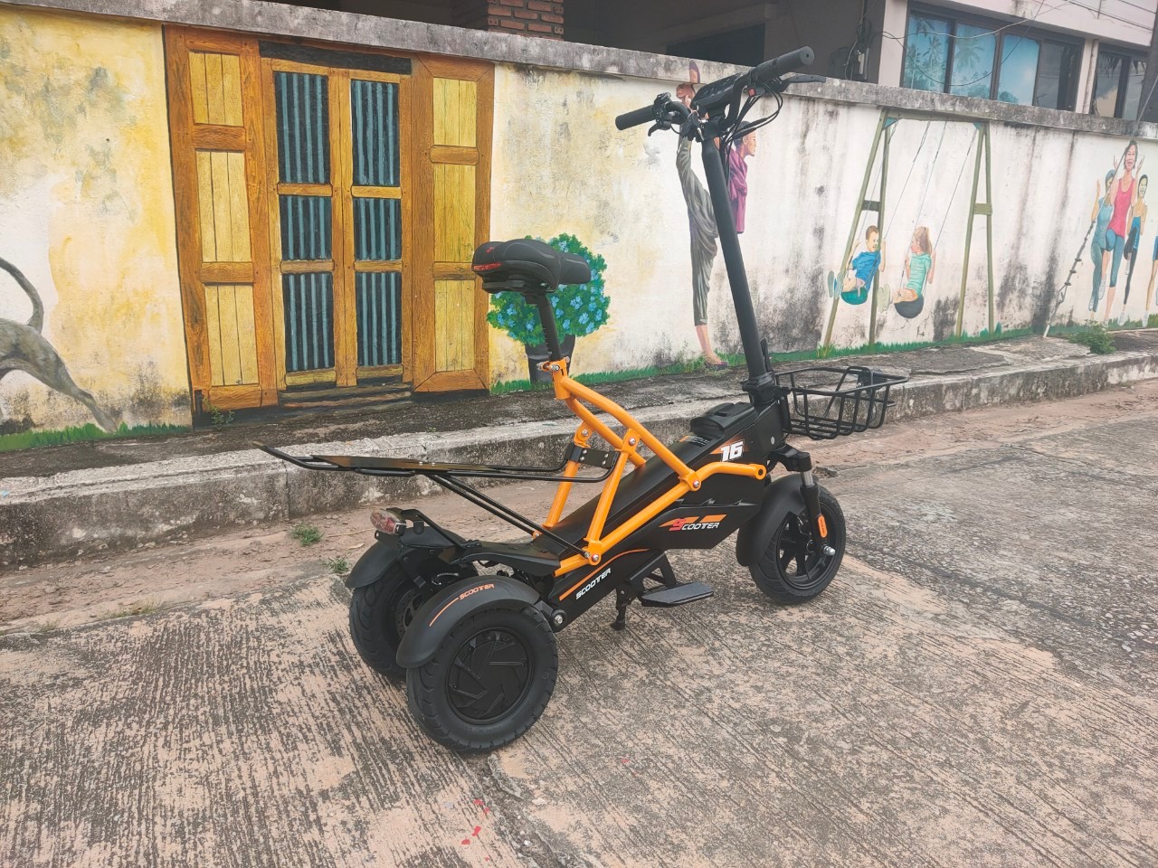 สกูตเตอร์ไฟฟ้า PXID Bestride Pro Electric Scooter New Design 3 Wheel 1000W, batt 48v 23.4Ah มาตรฐานยุโรป (F2)