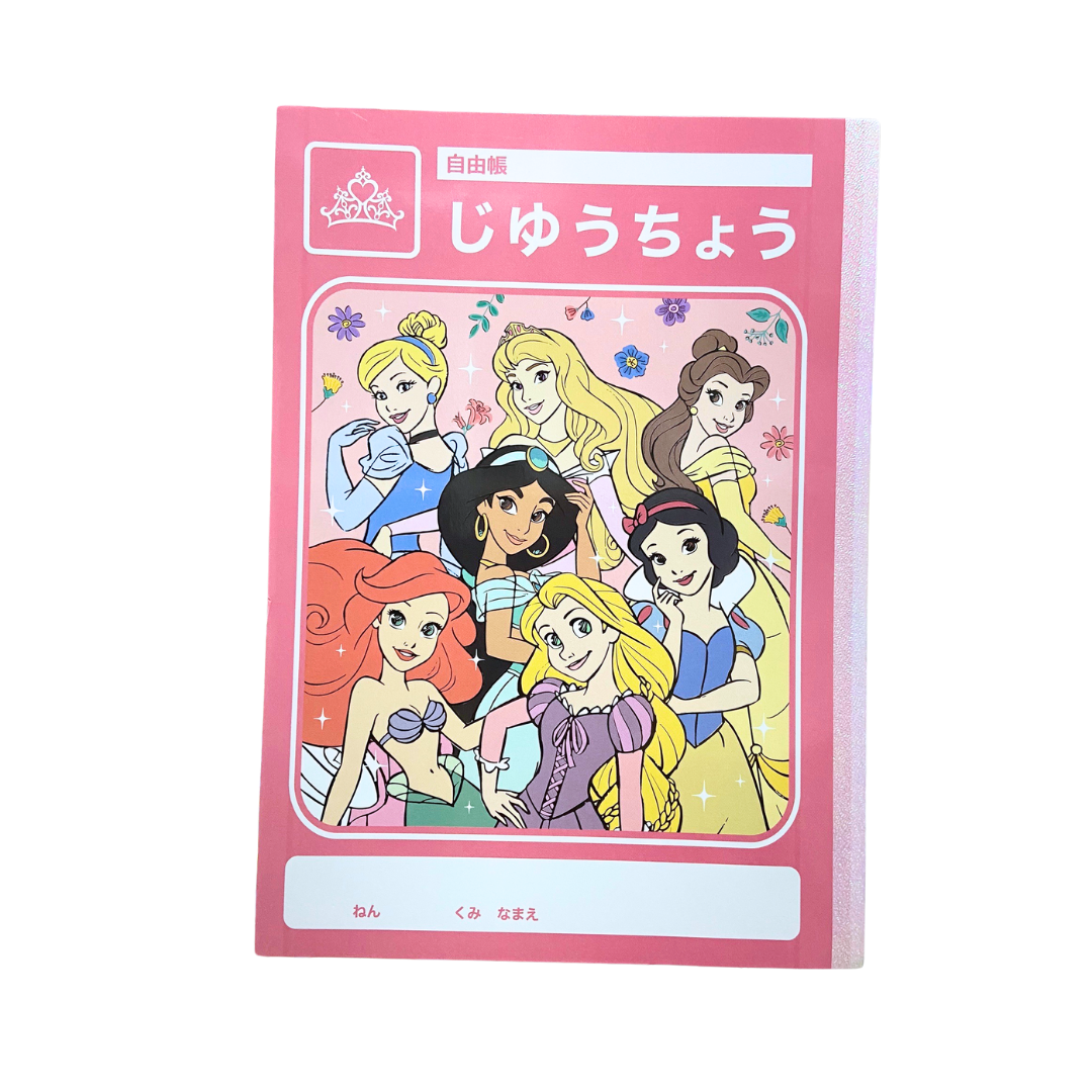 Notebook สมุดโน๊ตไม่มีเส้น จาก Daiso Japan มี 4 ลาย Disney Princess / Sofia the first / Toy Story / Doraemon