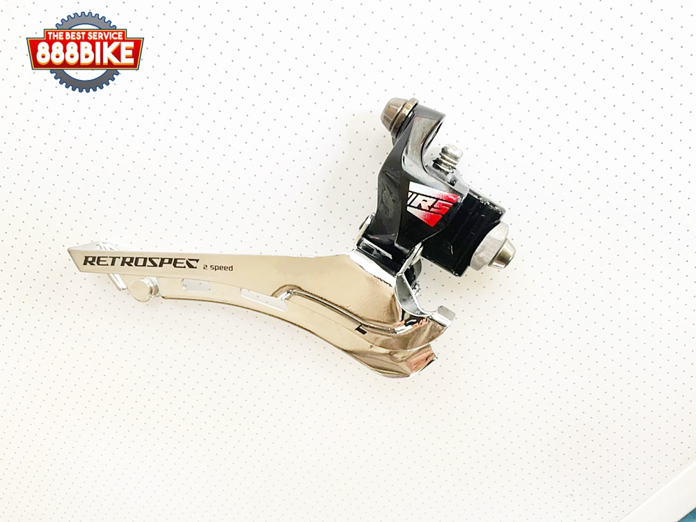 ตัวสับจานเสือหมอบ RETROSPEC Front Derailleur 2 speeds แบบเชื่อม