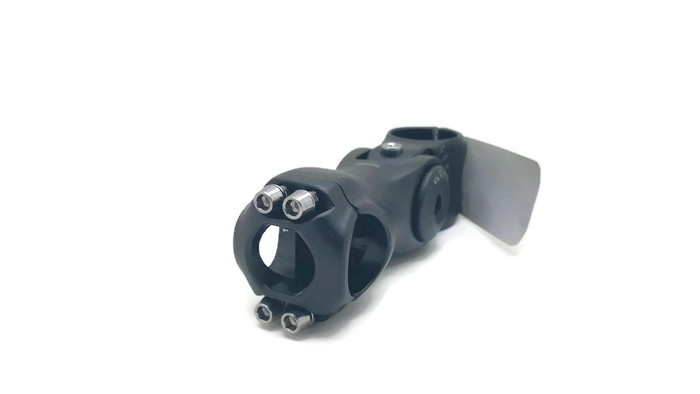 “TRANZ-X” คอแฮนด์ปรับระดับได้ ปรับองศา JD-ST103, ขนาดธรรมดา, 90MM, สีดำ