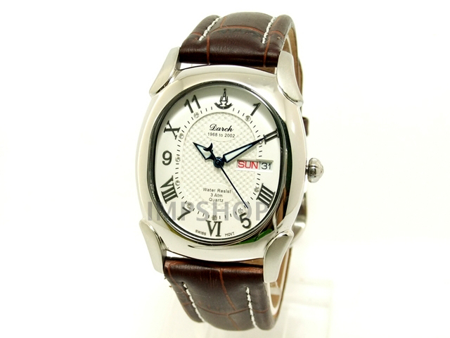 นาฬิกาข้อมือ DARCH Classic สายหนังแท้ รุ่น D1074M-02(ST) ระบบQuartz