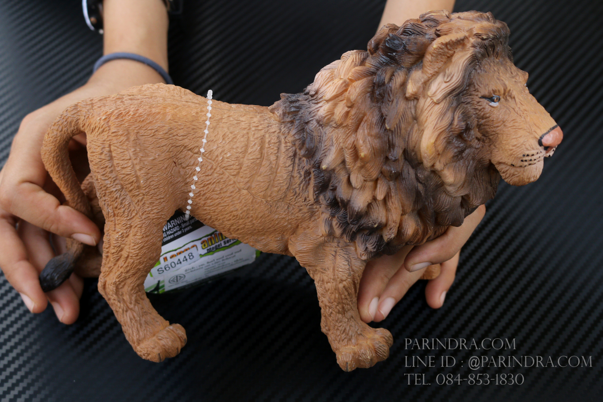 โมเดลสิงโต Lion แบบยางแข็ง ตั้งโชว์สวย ขนาดใหญ่ 10 นิ้ว