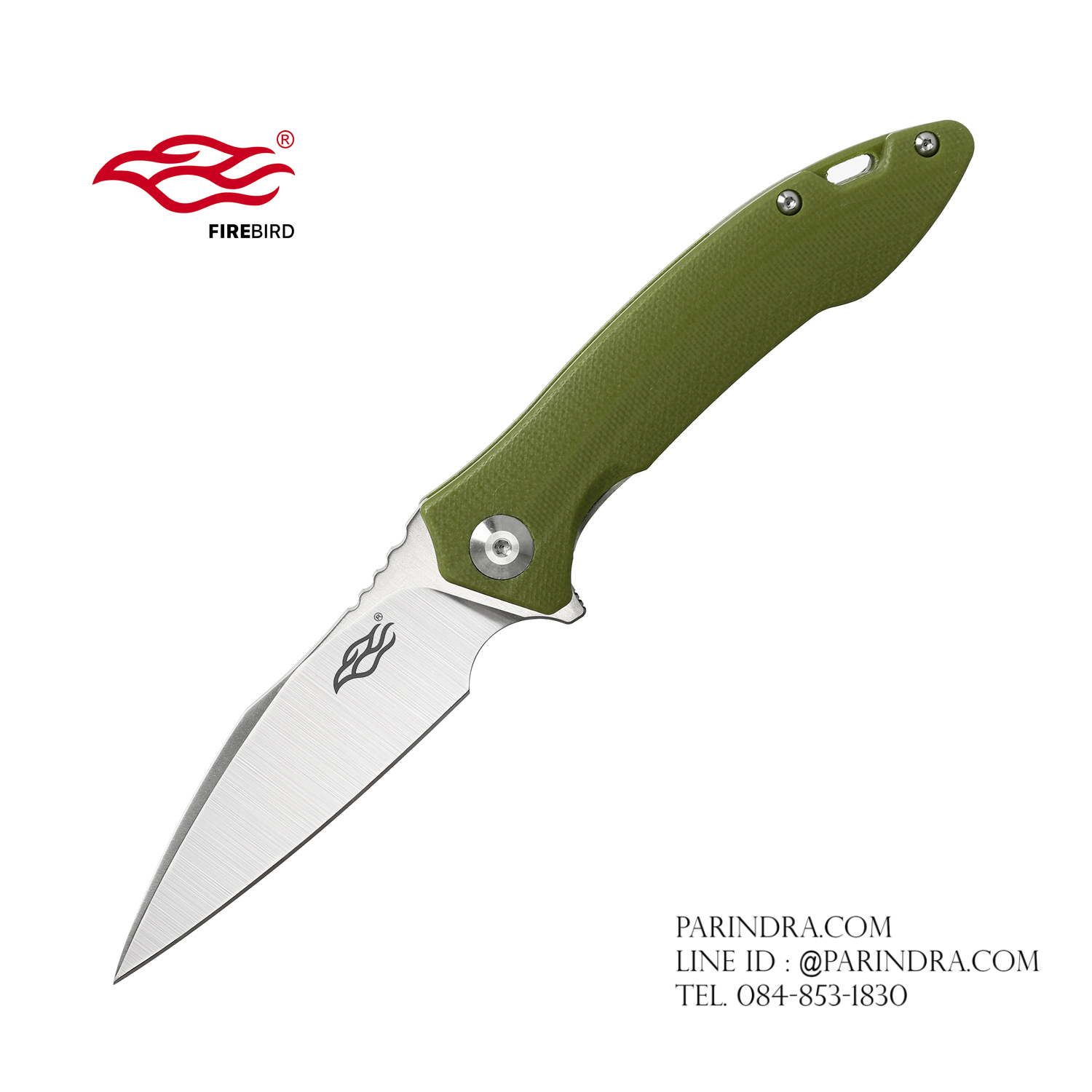 มีดพับ Ganzo กานโซ่ รุ่น FH51-GR / D2 Steel / ของแท้ 100%