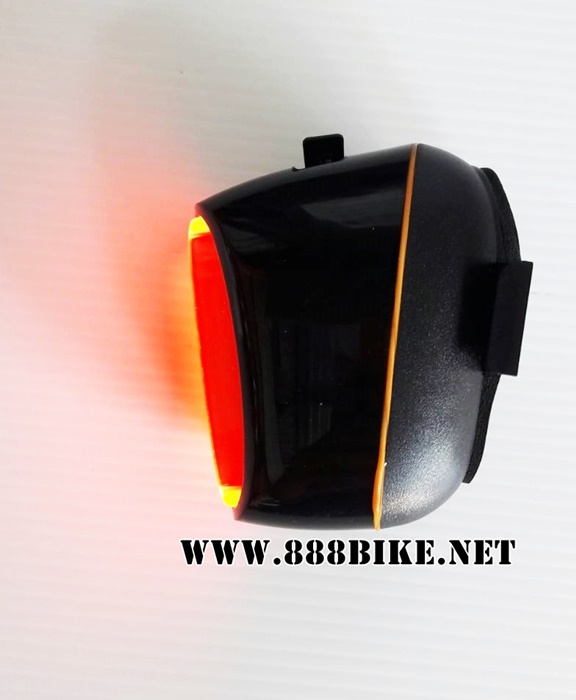 ไฟท้ายจักรยาน X6 Intelligent and rechargeable streamline bike rear,JDB-099 (USB)