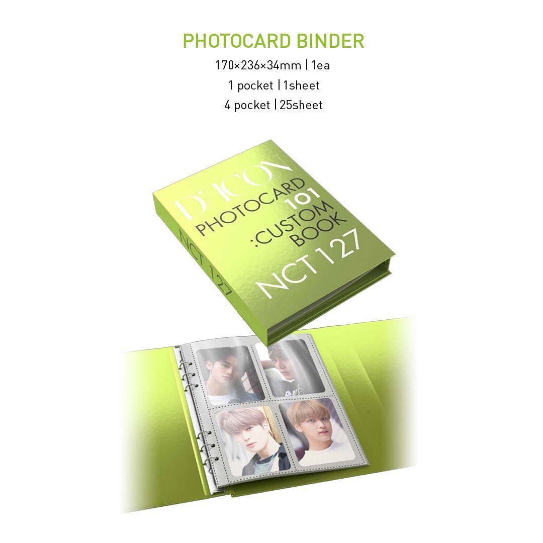 #NCT #DICON PHOTOCARD 101 CUSTOM BOOK