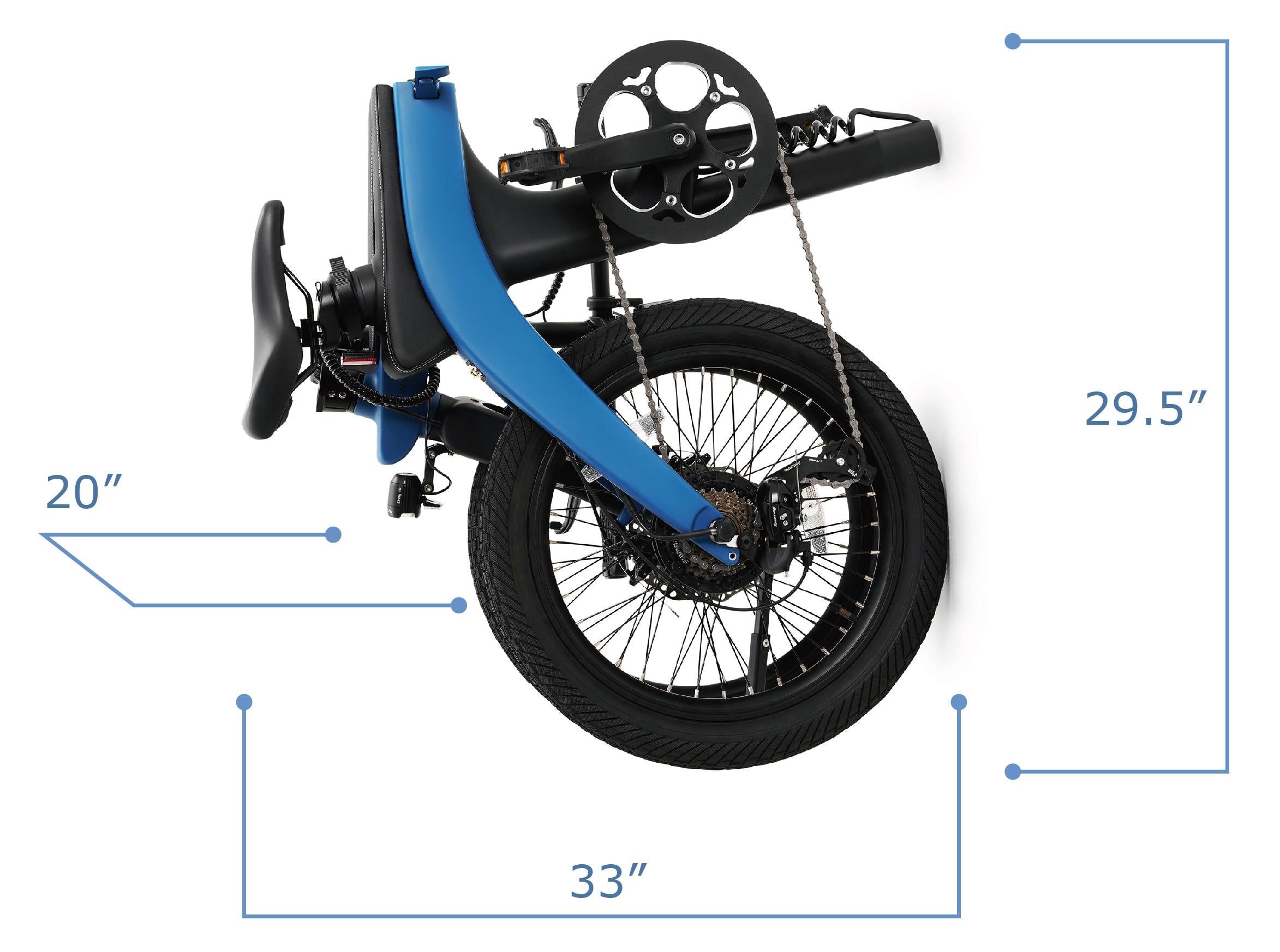 WOWCAT C1 จักรยานไฟฟ้าพับได้ โครงคาร์บอนไฟเบอร์ | 250W | วิ่งไกล 120 กม.
