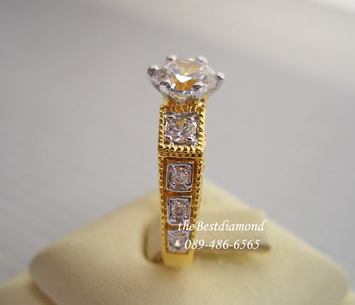 BR518+++แหวนเพชรชู style Old Luxury+++แหวนดีไซน์สวยหรู ดูดี แบบแนว ยุโรปๆค่ะ มีลายฉลุสวยงาม แบบหรูหรา ดูแบบผู้ดีอังกฤษ
