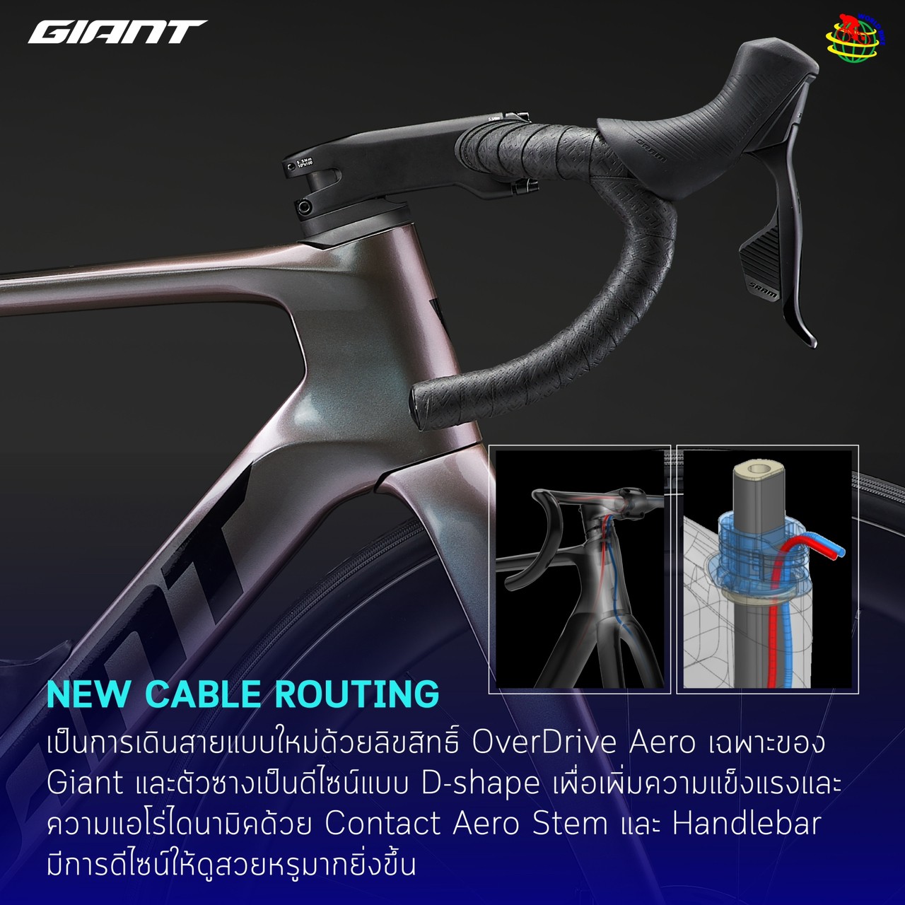 จักรยานเสือหมอบ GIANT PROPEL ADVANCED 2 Disc, MY2023