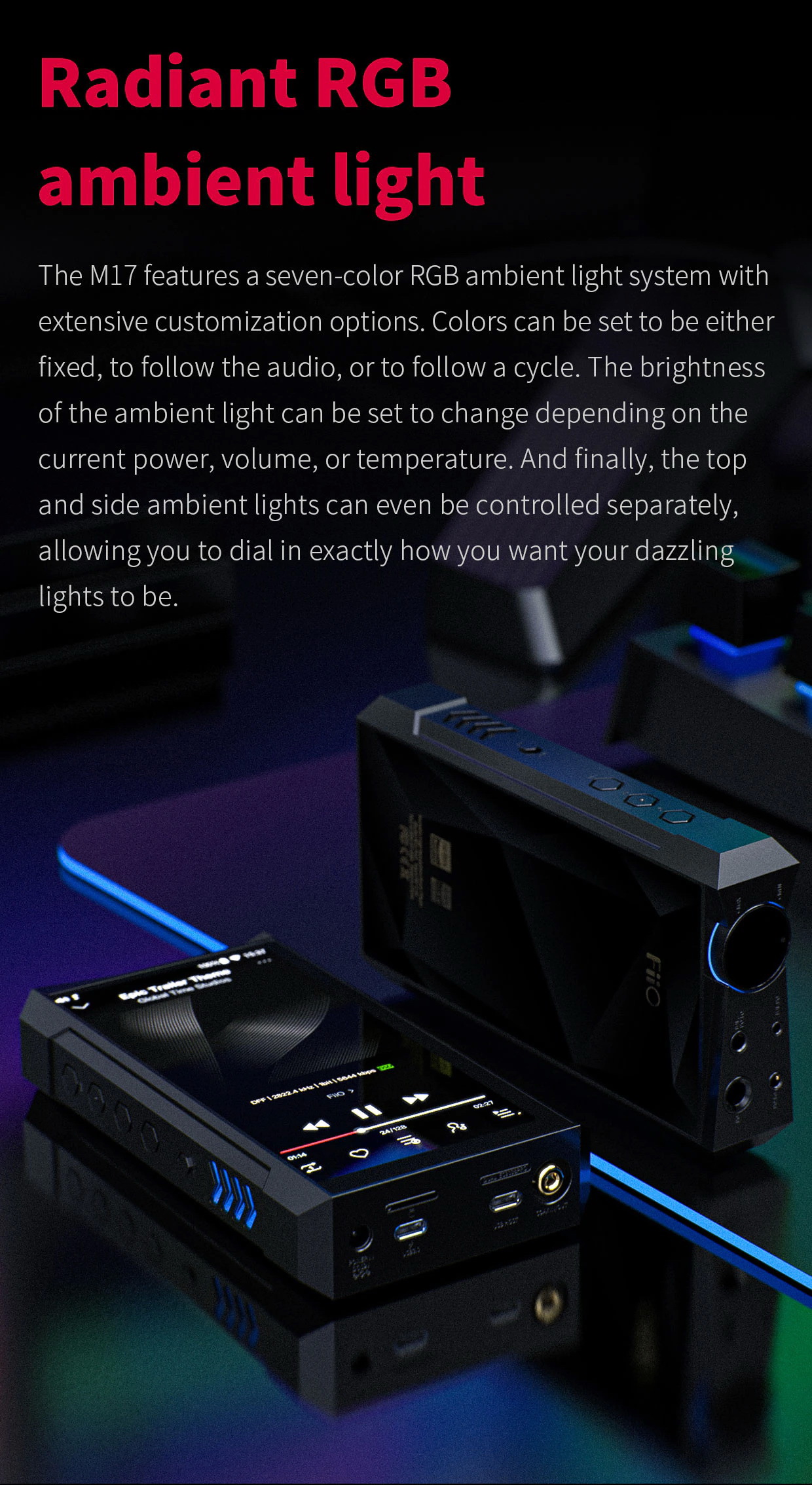 FiiO M17 DAP พกพาระดับเรือธง คุณภาพระดับ Desktop ประกันศูนย์ไทย