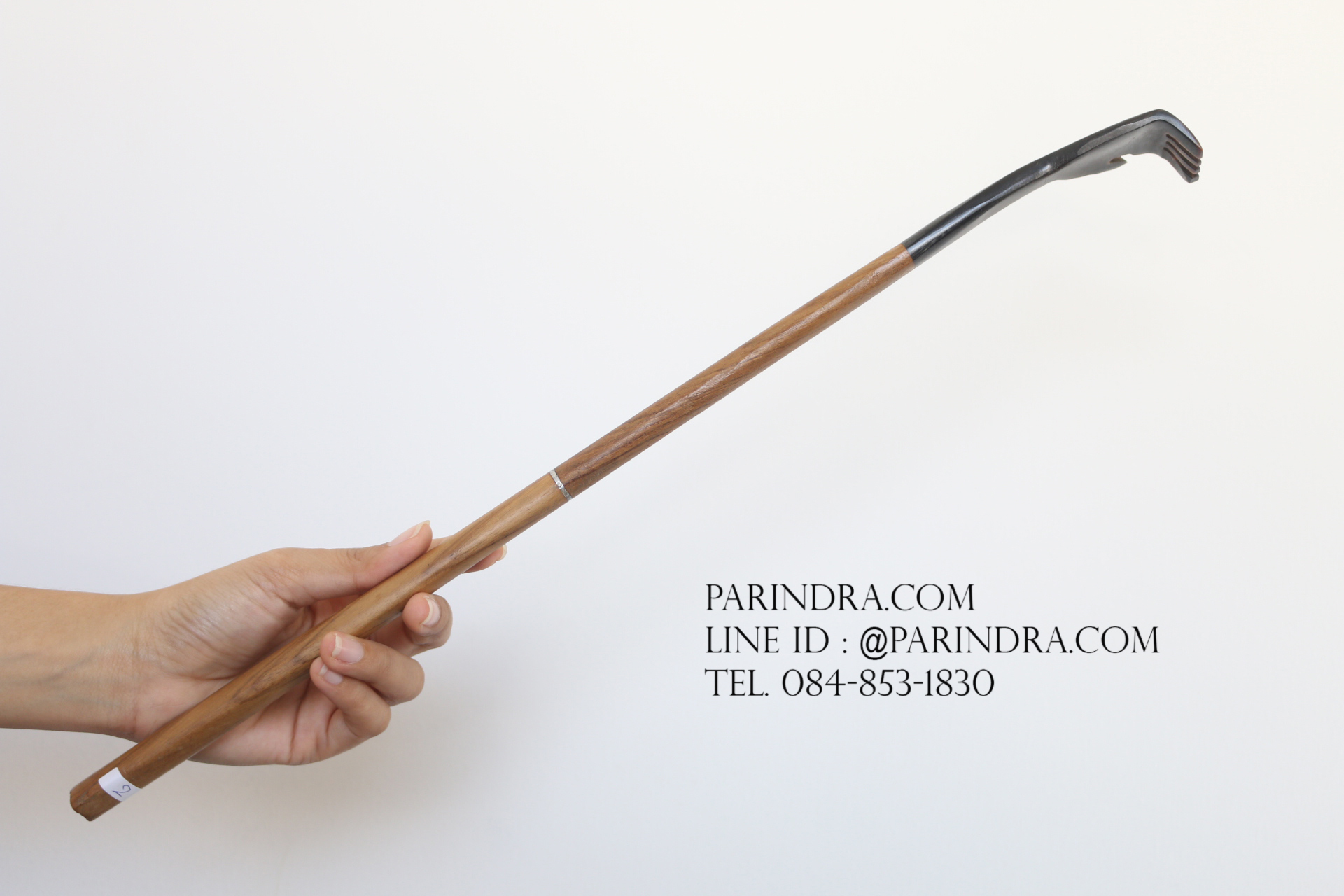 ไม้เกาหลังด้ามไม้ มือเกาทำจากเขาสัตว์ 002