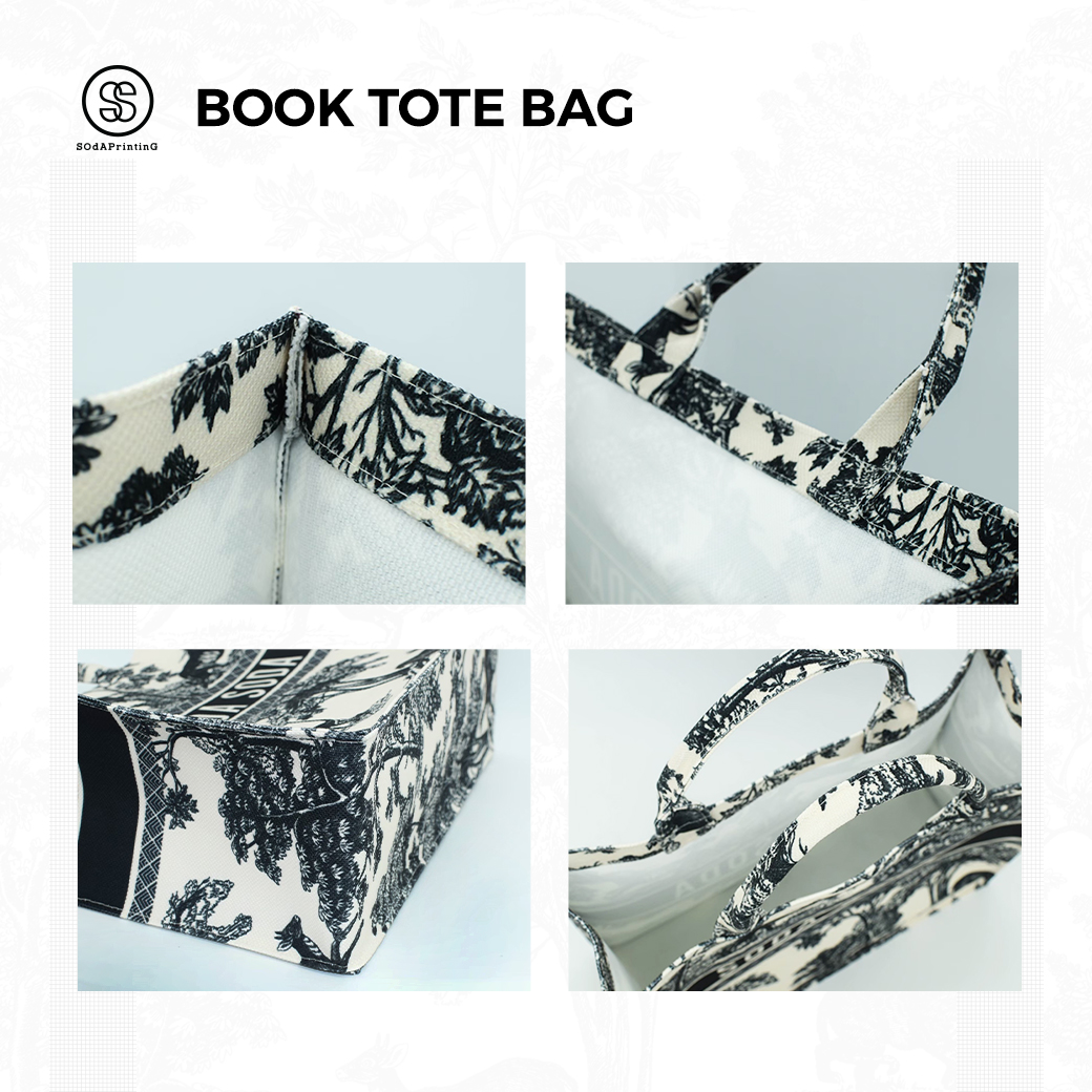 กระเป๋า Book Tote Bags ลาย FOREST รหัส TFA00020 #ใส่ชื่อได้ #SOdAbag #SOdAPrintinG #ForestCollection