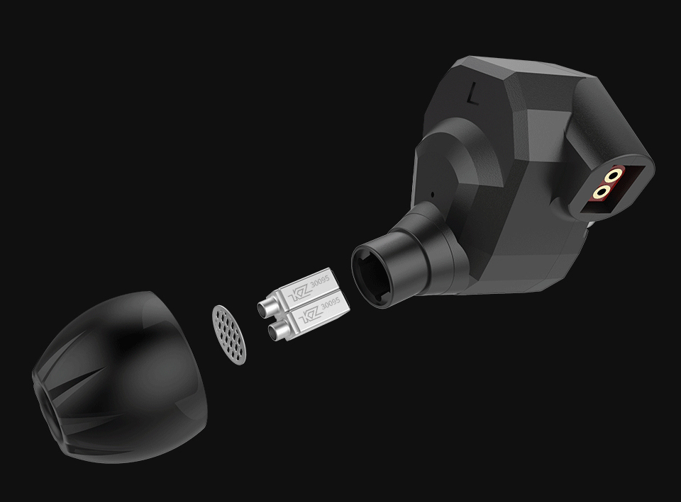 ขาย KZ ZS6 หูฟัง Hybrid 4 ไดร์เวอร์ (2DD 2BA) บอดี้อลูมีเนียม ถอดสายได้