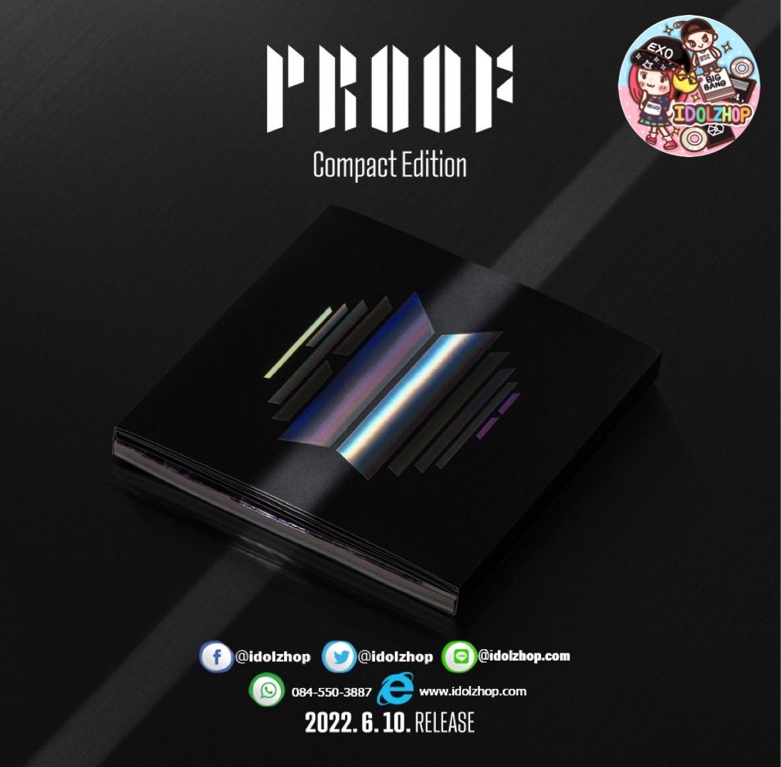 อัลบั้ม #BTS_Proof Compact Ver. (เล็ก) (รอนำเข้า 14-25 วัน)