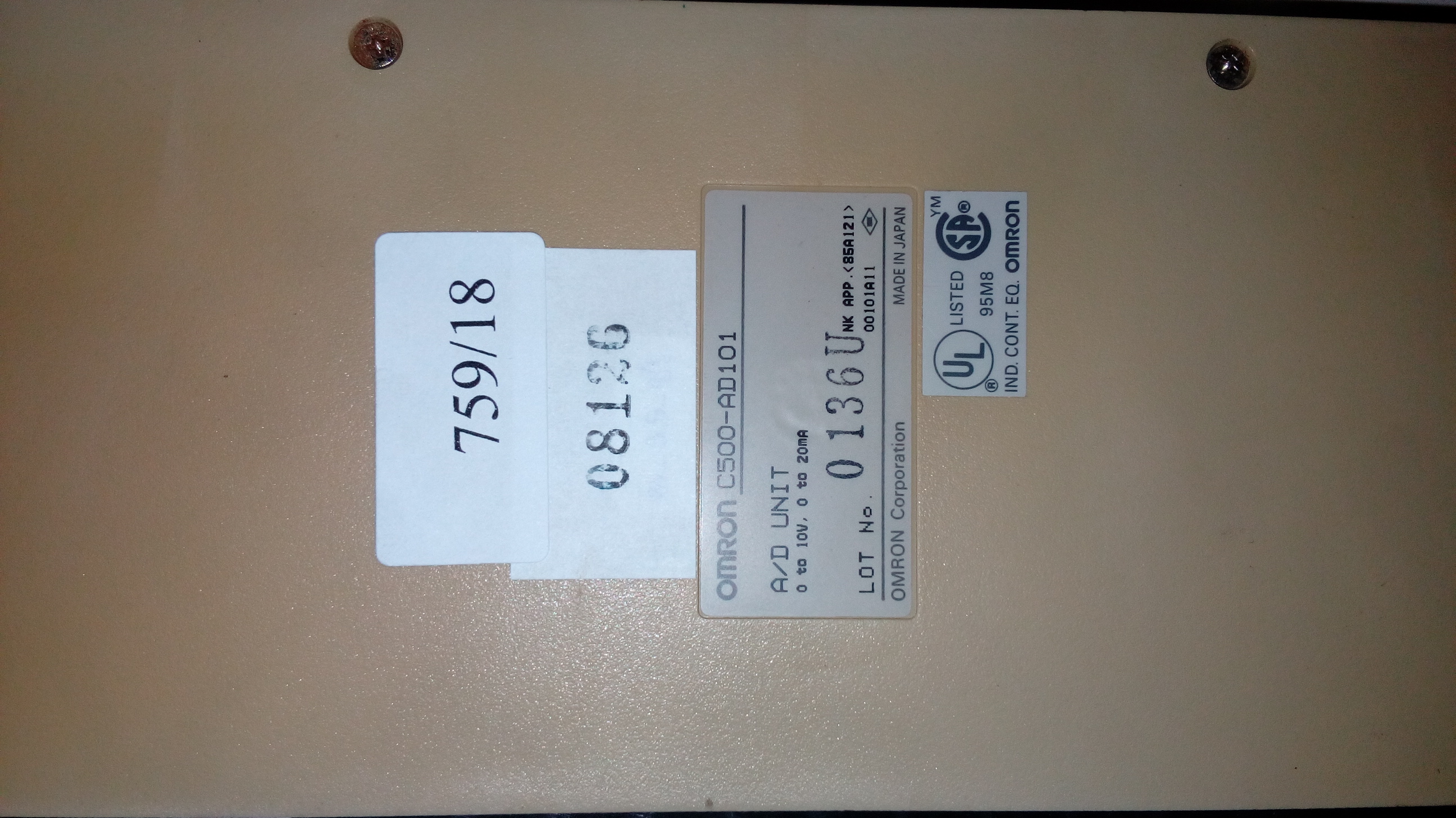 C500-AD101 PLC " OMRON "