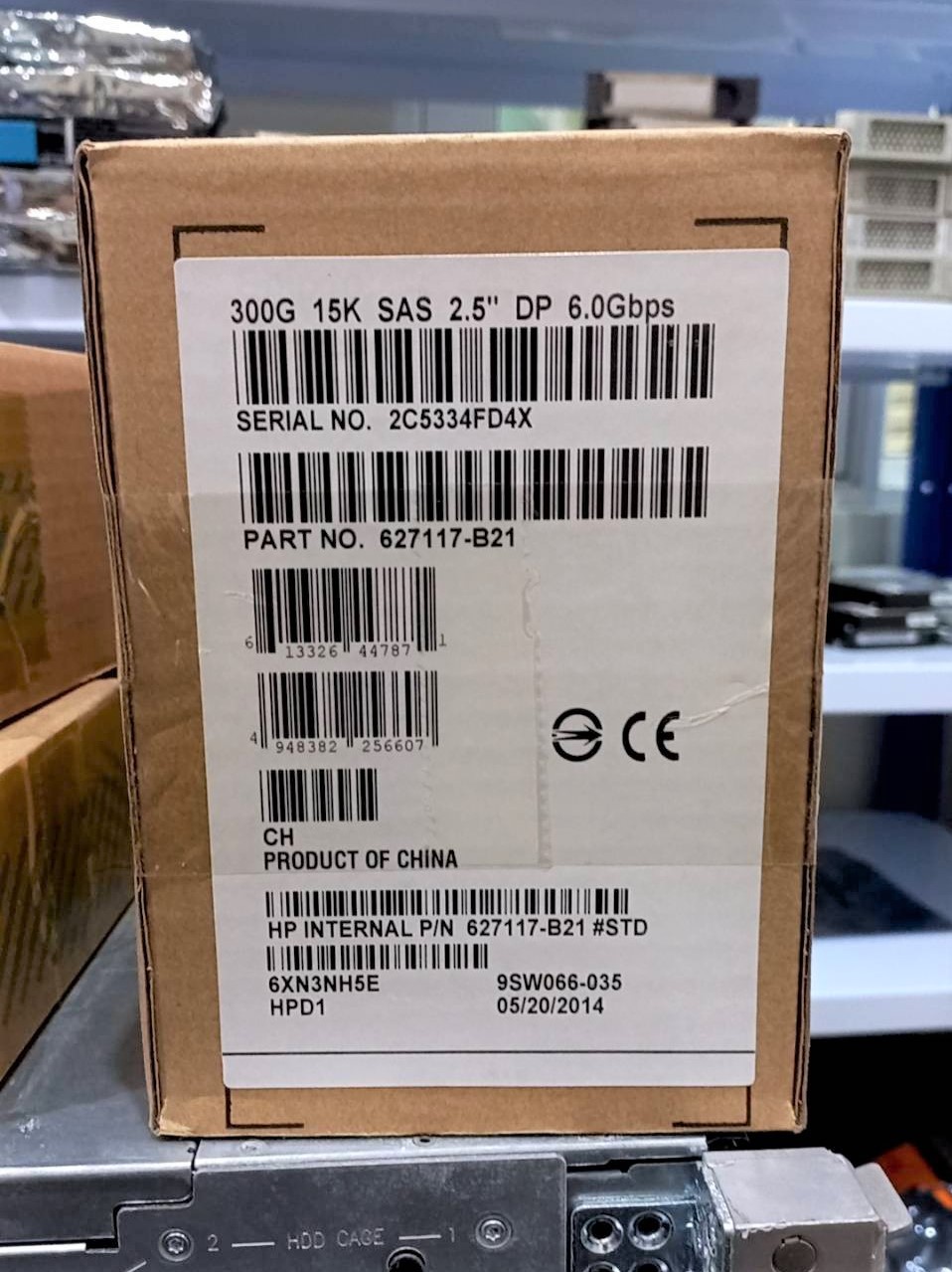 627117-B21 HP 300-GB 6G 15K 2.5 DP SAS.