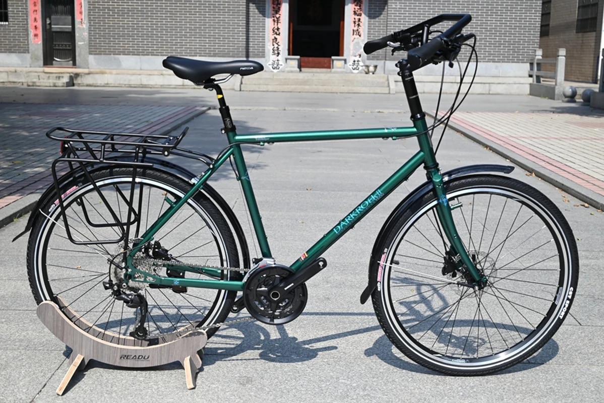 แฮนด์ทัวร์ริ่ง แฮนด์จักรยาน DARKROCK DR 31.8*710 มม. Handlebar Loop Bar วัสดุอลูมิเนียมคุณภาพสูง