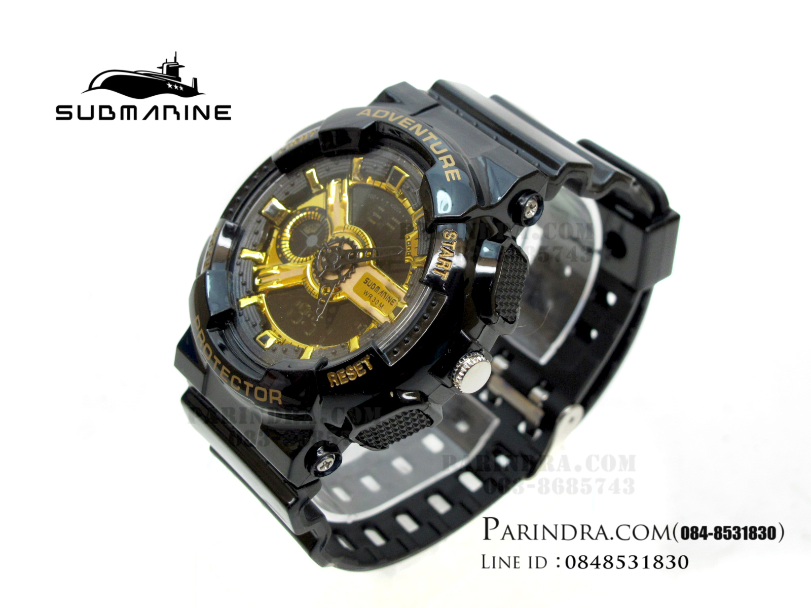 นาฬิกา US submarine Adventure Protector รุ่น TP3163M สีดำ-ทอง หายาก