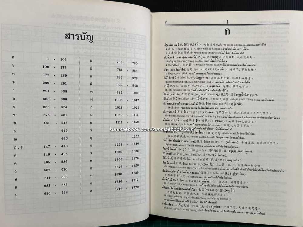 พจนานุกรม ไทย-จีน ( ฉบับทันสมัยประยุกต์ ) เชิดชัย เลิศกิจเจริญวงศ์ เรียบเรียง