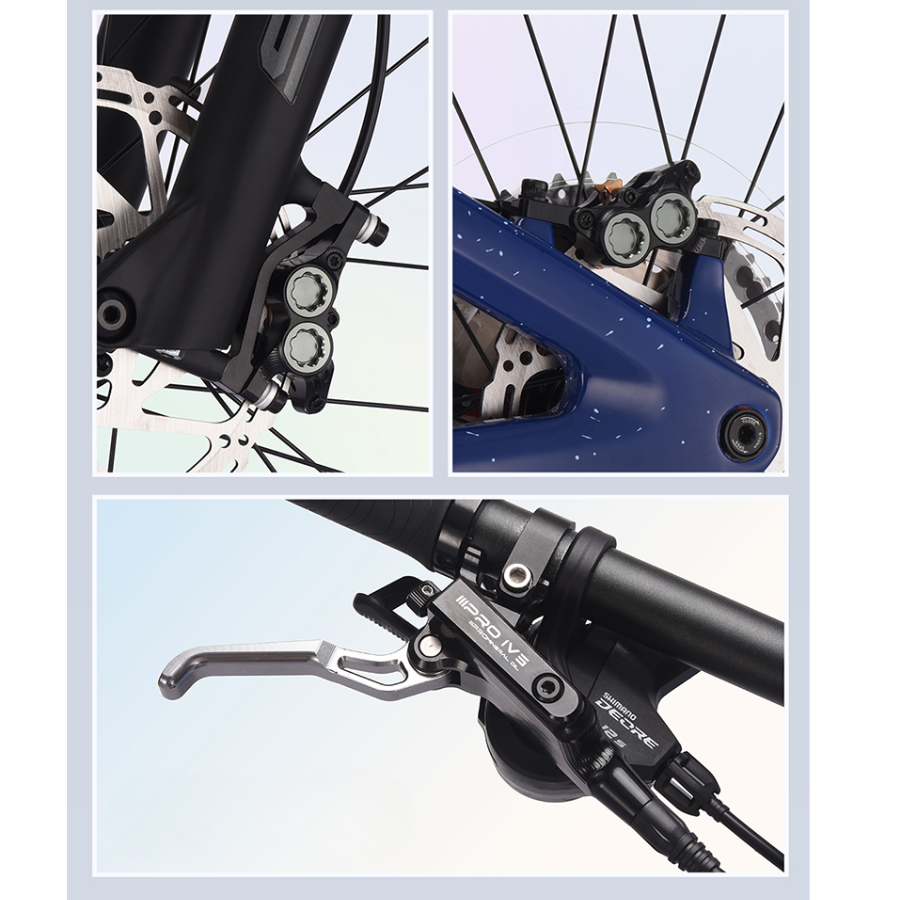 จักรยานไฟฟ้า SAVA Titan+612 – จักรยานเสือภูเขาไฟฟ้าเฟรมคาร์บอน 29 นิ้ว พร้อมมอเตอร์ 350W และเกียร์ Shimano Deore | จักรยานไฟฟ้าแรงบิดสูงสำหรับออฟโรด