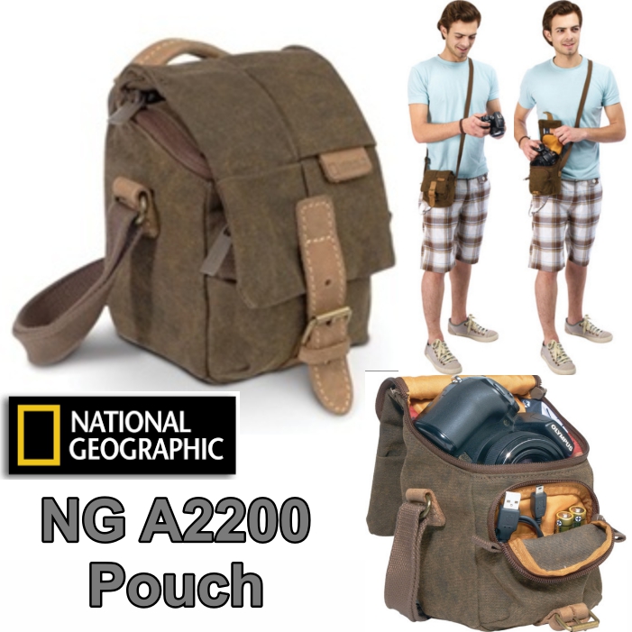 กระเป๋า A2200 NATIONAL GEOGRAPHIC สำหรับใส่กล้องภาพนิ่งสำหรับใส่ DSLR ราคาถูก ราคาส่ง ส่งฟรี EMS Tel 080-557-6690 รับประกัน5ปี
