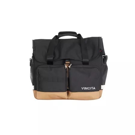 VINCITA B208B-E กระเป๋าสำหรับ Brompton Electric | Voyage Atlas-E Bag | กันน้ำ + ใส่แล็ปท็อปได้ | 23L ขยายความสูงได้ | สีดำ เทา น้ำตาล เขียว ฟ้า