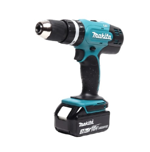 สว่านไร้สายกระแทก พร้อม แบต Makita มากีต้า รุ่น DHP453SF1J (แท้) ##