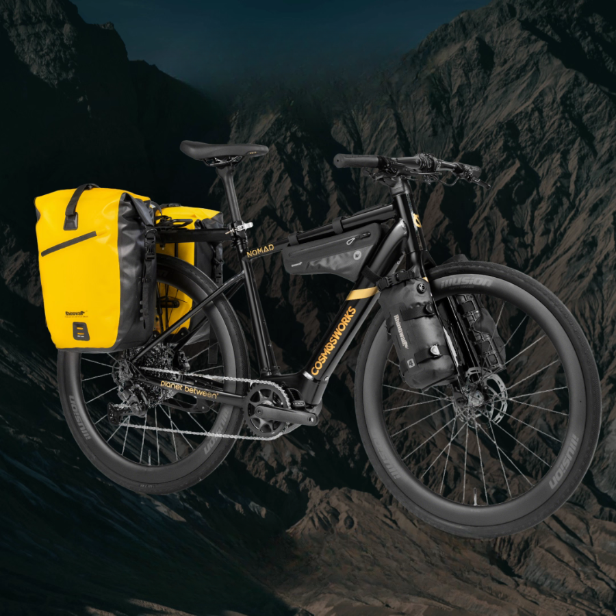 CosmosWorks NOMAD จักรยานไฟฟ้ามอเตอร์กลาง ล้อคาร์บอน | พรีออเดอร์