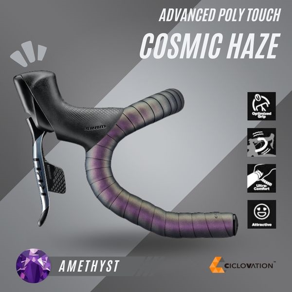 ผ้าพันแฮนด์ CICLOVATION ADVANCED POLY TOUCH - COSMIC HAZE BAR TAPE