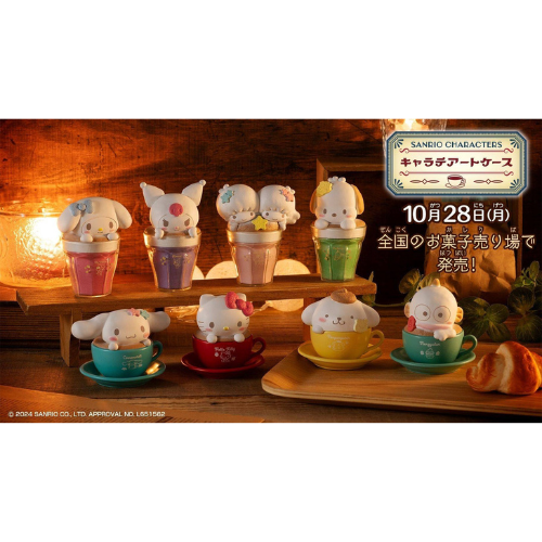 กล่องจุ่ม กล่องสุ่ม Bandai X Sanrio ตั้งโชว์สุดน่ารัก มีทั้งหมด 8 แบบ