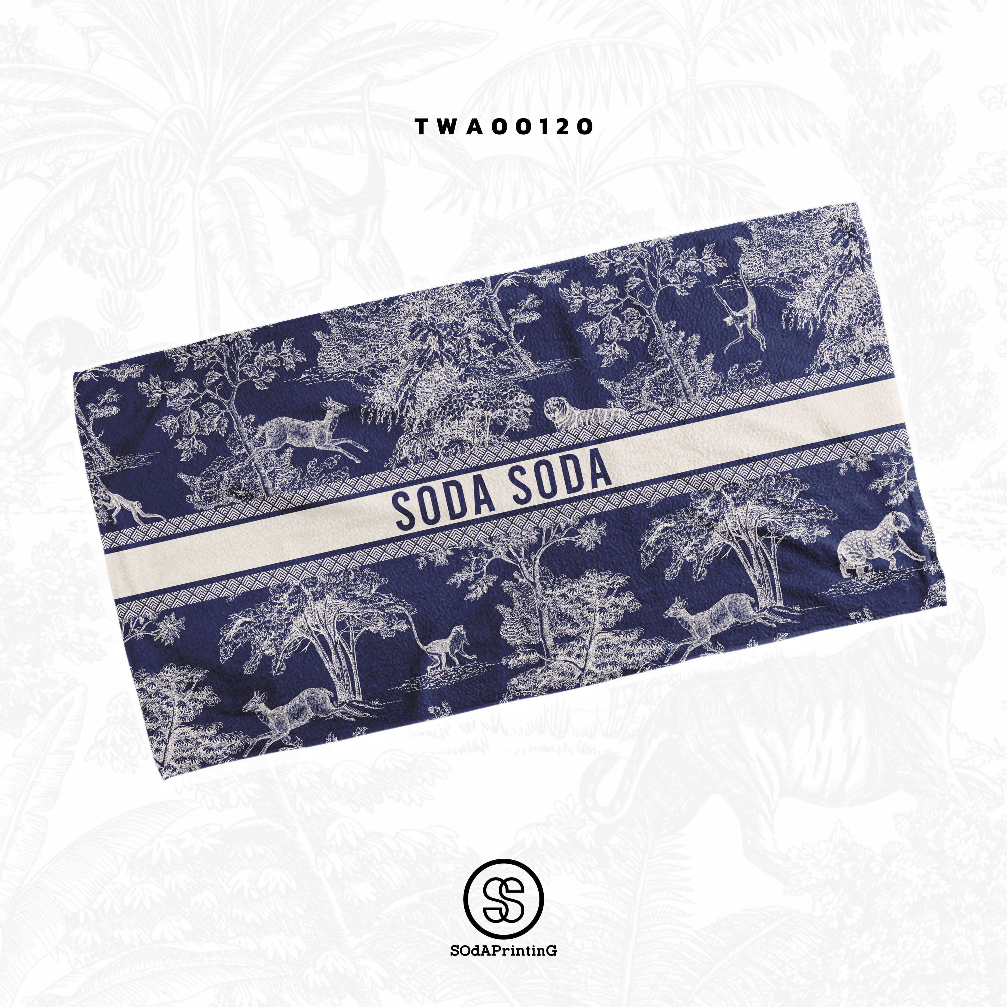 ผ้าเช็ดตัว FOREST ใส่ชื่อได้ รหัส TWA00120 #SOdAtowel #SodAhome #ผ้าขนหนู #ผ้าเช็ดตัว #towel